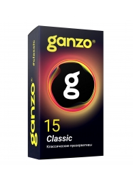 Классические презервативы с обильной смазкой Ganzo Classic - 15 шт. - Ganzo - купить с доставкой в Иваново