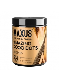 Точечные презервативы MAXUS 2000 Amazing Dots с железным кейсом - 12 шт. - Maxus - купить с доставкой в Иваново