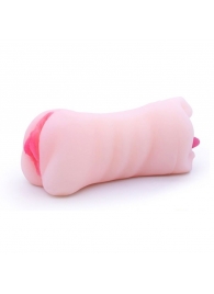 Телесный двусторонний мастурбатор - вагина и ротик - Boys of Toys - в Иваново купить с доставкой Телесный двусторонний мастурбатор - вагина и ротик - Boys of Toys - в Иваново купить с доставкой