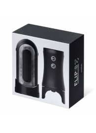 Набор Tenga Flip Zero Electronic Vibrotation: мастурбатор с вибрацией и устройство вращения - Tenga - в Иваново купить с доставкой Набор Tenga Flip Zero Electronic Vibrotation: мастурбатор с вибрацией и устройство вращения - Tenga - в Иваново купить с доставкой