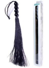 Черная силиконовая плеть - 37 см. - Boys of Toys - купить с доставкой в Иваново