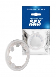 Эрекционное кольцо с мягкой стимулирующей насадкой - Sex Expert - в Иваново купить с доставкой