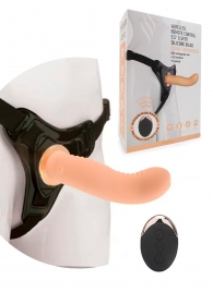 Женский вибрострапон со съемной насадкой и пультом ДУ - Erokay - купить с доставкой в Иваново