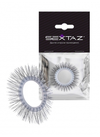 Круглое эрекционное кольцо с «ресничками» - Sextaz - в Иваново купить с доставкой