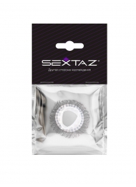 Эластичное эрекционное кольцо с длинными черными «ресничками» - Sextaz - в Иваново купить с доставкой