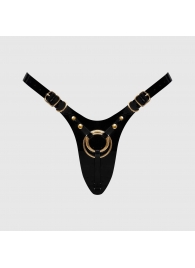 Черный пояс для фиксации насадок Strap-On-Me Leatherette Harness Fabulous - Strap-on-me - купить с доставкой в Иваново