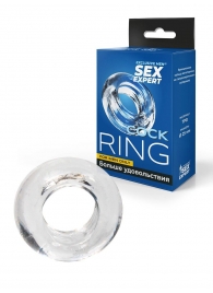 Прозрачное эрекционное кольцо-бублик - Sex Expert - в Иваново купить с доставкой