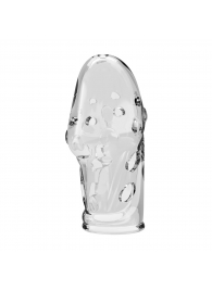 Прозрачная насадка на пенис Booker - 8 см. - Baile - в Иваново купить с доставкой