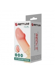 Телесная насадка на пенис Huel - 9 см. - Baile - в Иваново купить с доставкой