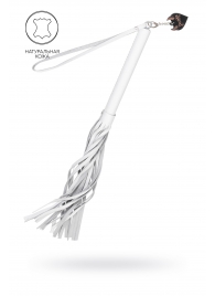 Белая кожаная плеть - 50 см. - Pecado - купить с доставкой в Иваново