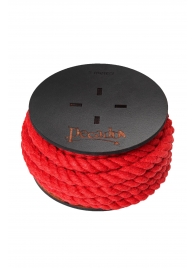 Красная веревка для шибари на катушке - 5 м. - Pecado - купить с доставкой в Иваново