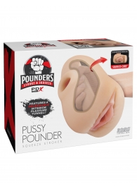 Телесный мастурбатор-вагина Pussy Pounder Squeeze Stroker - Pipedream - в Иваново купить с доставкой