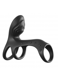 Черная насадка на пенис Ultimate Couples Cage Pro - Pipedream - в Иваново купить с доставкой