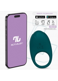 Зеленое интерактивное виброкольцо Ringo - Intoyou - в Иваново купить с доставкой