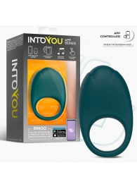 Зеленое интерактивное виброкольцо Ringo - Intoyou - в Иваново купить с доставкой