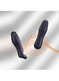 Сливовая силиконовая насадка на пенис с подхватом Manwan Ryzer - Manwan - в Иваново купить с доставкой