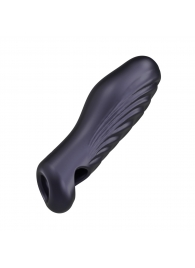 Сливовая силиконовая насадка на пенис с подхватом Manwan Ryzer - Manwan - в Иваново купить с доставкой