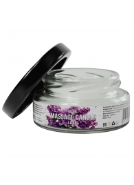 Массажная свеча «Сирень» - 50 мл. - SGAN - купить с доставкой в Иваново