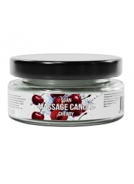 Массажная свеча «Спелая вишня» - 50 мл. - SGAN - купить с доставкой в Иваново