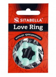 Цветное эрекционное кольцо с 5 бусинами Love Ring - Sitabella - в Иваново купить с доставкой