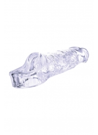 Прозрачная насадка-удлинитель Length Enhancer с подхватом - 16 см. - NMC - в Иваново купить с доставкой