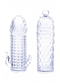 Набор из 2 прозрачных насадок на член Seductive Tickler Sleeves Set - NMC - в Иваново купить с доставкой