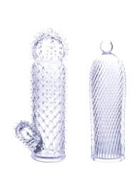 Набор из 2 прозрачных насадок на член Seductive Tickler Sleeves - NMC - в Иваново купить с доставкой