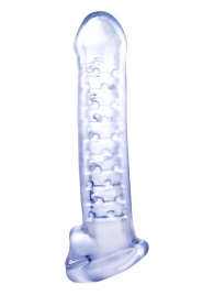 Прозрачная насадка-удлинитель Stretchy Touch - 18 см. - NMC - в Иваново купить с доставкой