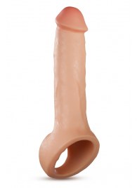 Телесная насадка-удлинитель Thrive 8.75 Inch Realistic Penis Extender Sleeve - 22,2 см. - Blush Novelties - в Иваново купить с доставкой