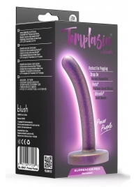 Фиолетовая насадка с гладкой поверхностью Surrender 4.75 Inch Beginner Pegging Dildo - 12 см. - Blush Novelties - купить с доставкой в Иваново