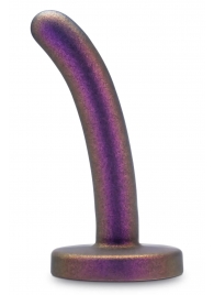 Фиолетовая насадка с гладкой поверхностью Surrender 4.75 Inch Beginner Pegging Dildo - 12 см. - Blush Novelties - купить с доставкой в Иваново