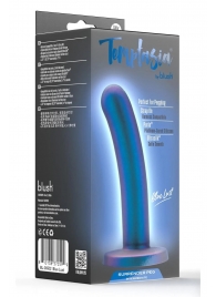Синяя насадка с гладкой поверхностью Surrender 5.75 Inch Intermediate Pegging Dildo - 14,6 см. - Blush Novelties - купить с доставкой в Иваново