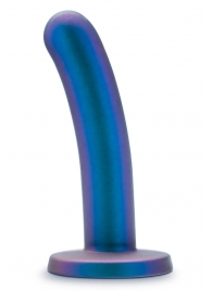 Синяя насадка с гладкой поверхностью Surrender 5.75 Inch Intermediate Pegging Dildo - 14,6 см. - Blush Novelties - купить с доставкой в Иваново