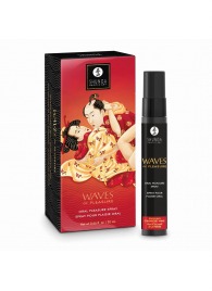 Оральный спрей Waves of Pleasure с ароматом клубники и шампанского - 20 мл. - Shunga - купить с доставкой в Иваново