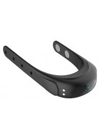 Черное эрекционное виброкольцо на ремешках - Boys of Toys - в Иваново купить с доставкой