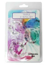 Набор из 3 эрекционных прозрачных колец - Boys of Toys - в Иваново купить с доставкой