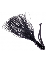 Черная силиконовая плетка - 25,4 см. - Boys of Toys - купить с доставкой в Иваново