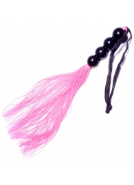 Розовая силиконовая плеть - 35,5 см. - Boys of Toys - купить с доставкой в Иваново