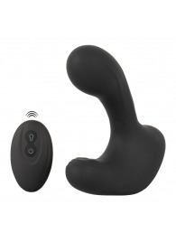Черная анальная вибропробка с функцией расширения RC Butt Plug with 3 functions - Orion - в Иваново купить с доставкой