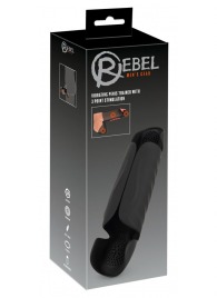 Черный вибромастурбатор с трехточечной стимуляцией Penis Trainer with 3 Point Stimulation - Orion - в Иваново купить с доставкой