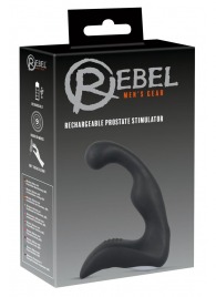 Черный перезаряжаемый стимулятор простаты с вибрацией - 14,6 см. - Orion - в Иваново купить с доставкой