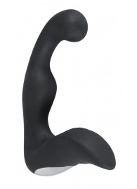 Черный перезаряжаемый стимулятор простаты с вибрацией - 14,6 см. - Orion - в Иваново купить с доставкой