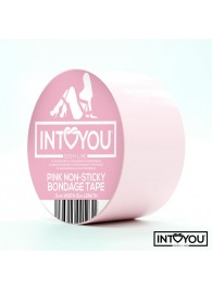 Розовый скотч для фиксации Non-Sticky Bondage Tape - 15 м. - Intoyou - купить с доставкой в Иваново