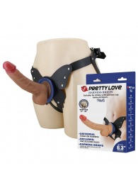 Поясной страпон Wells: трусики в форме бабочки и фаллоимитатор-насадка - Baile - купить с доставкой в Иваново