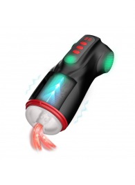 Интерактивный мастурбатор Raven с вакуумом, вибрацией и подсветкой - Shots Media BV - в Иваново купить с доставкой