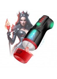 Интерактивный мастурбатор Raven с вакуумом, вибрацией и подсветкой - Shots Media BV - в Иваново купить с доставкой