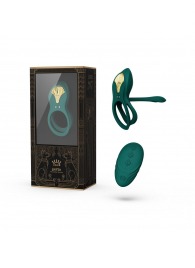 Зеленое эрекционное виброкольцо Bayek с пультом ДУ - Zalo - в Иваново купить с доставкой