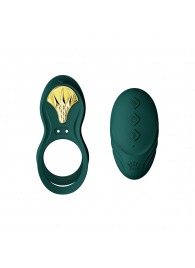 Зеленое эрекционное виброкольцо Bayek с пультом ДУ - Zalo - в Иваново купить с доставкой