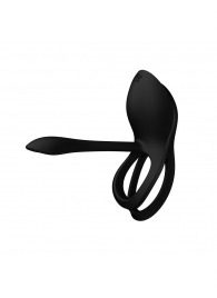 Черное эрекционное виброкольцо Bayek с пультом ДУ - Zalo - в Иваново купить с доставкой