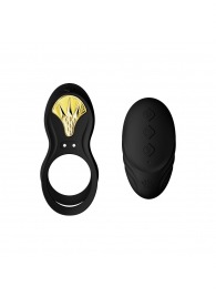 Черное эрекционное виброкольцо Bayek с пультом ДУ - Zalo - в Иваново купить с доставкой